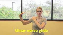 Demonstration of how to perform an Ulnar Nerve Glide